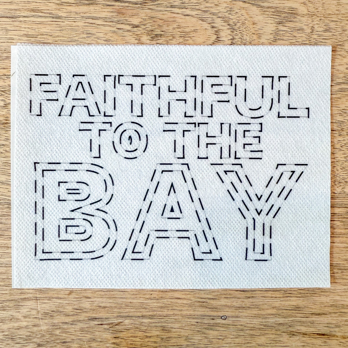 The California Gold Rush of 1849: Visible Mending Transfers