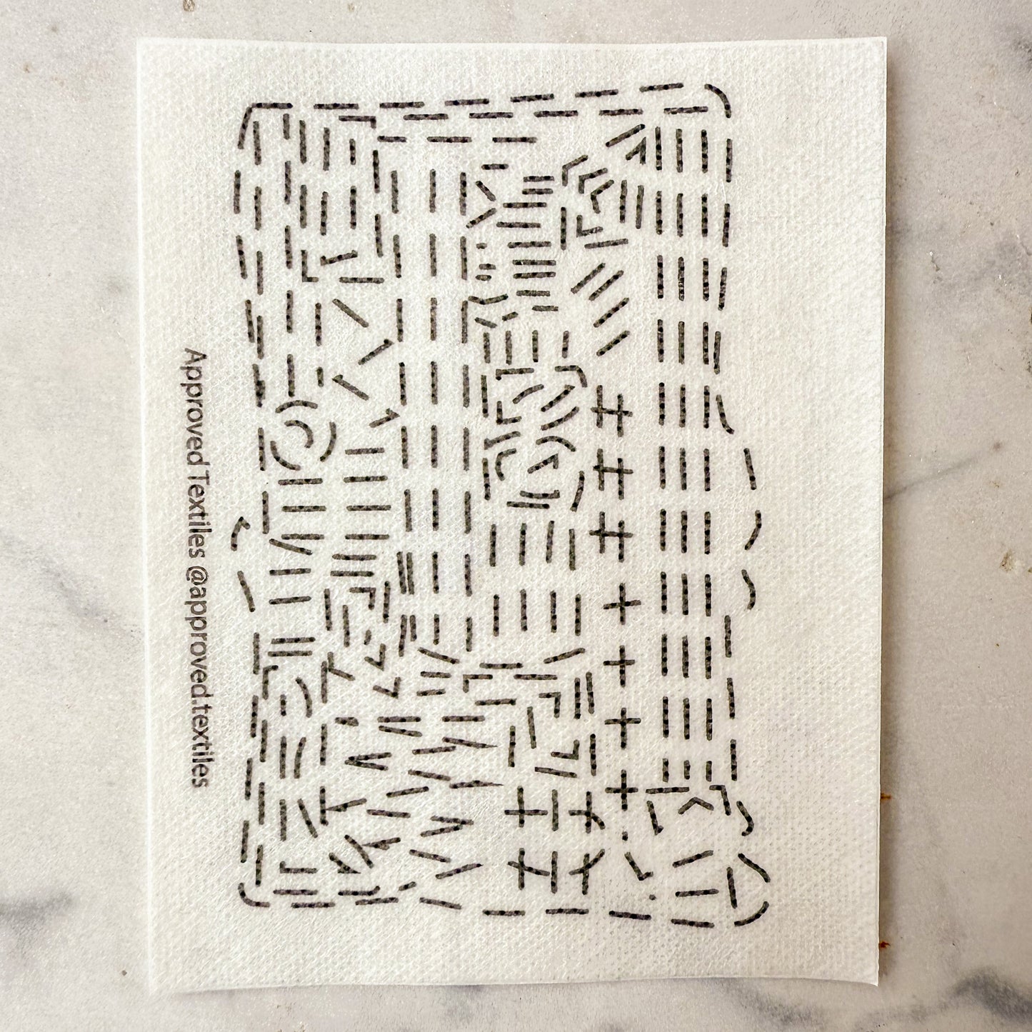 Shelia Hicks' Minimies: Visible Mending Transfers