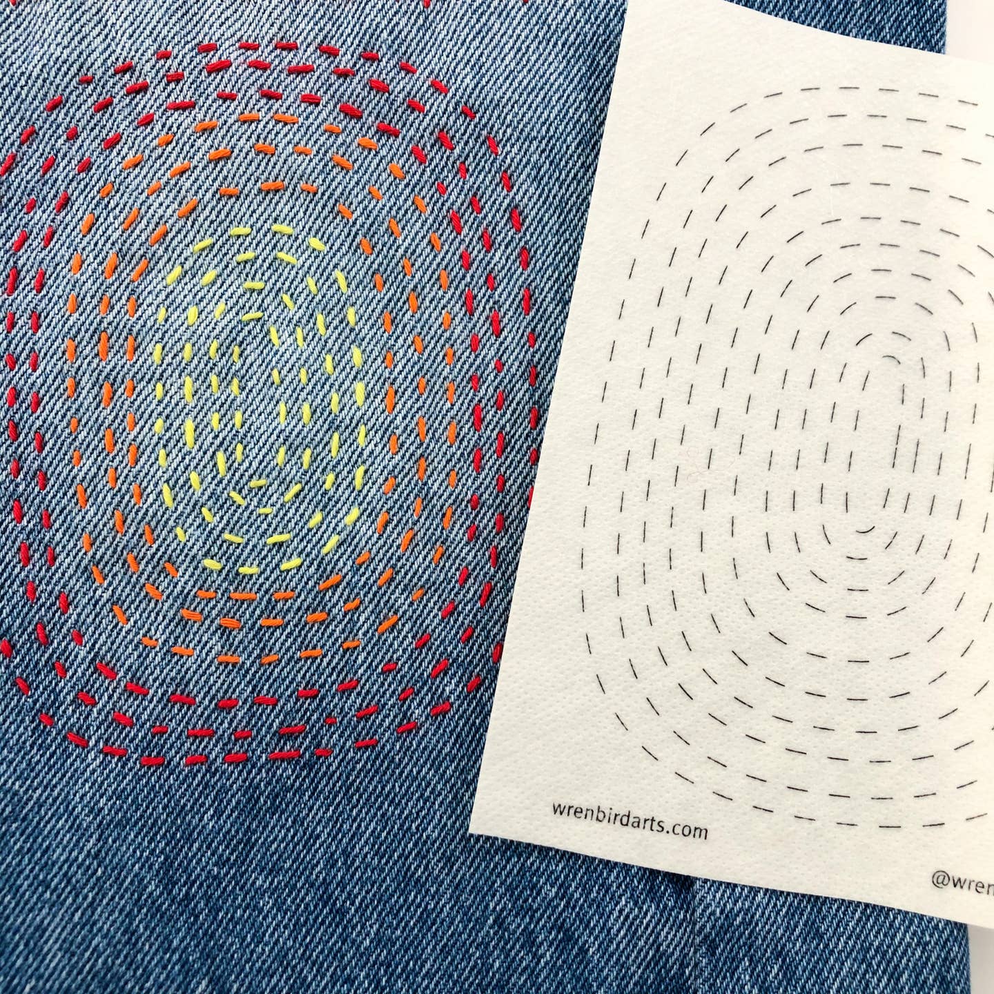 Washable Mending Patterns #5 Lavender