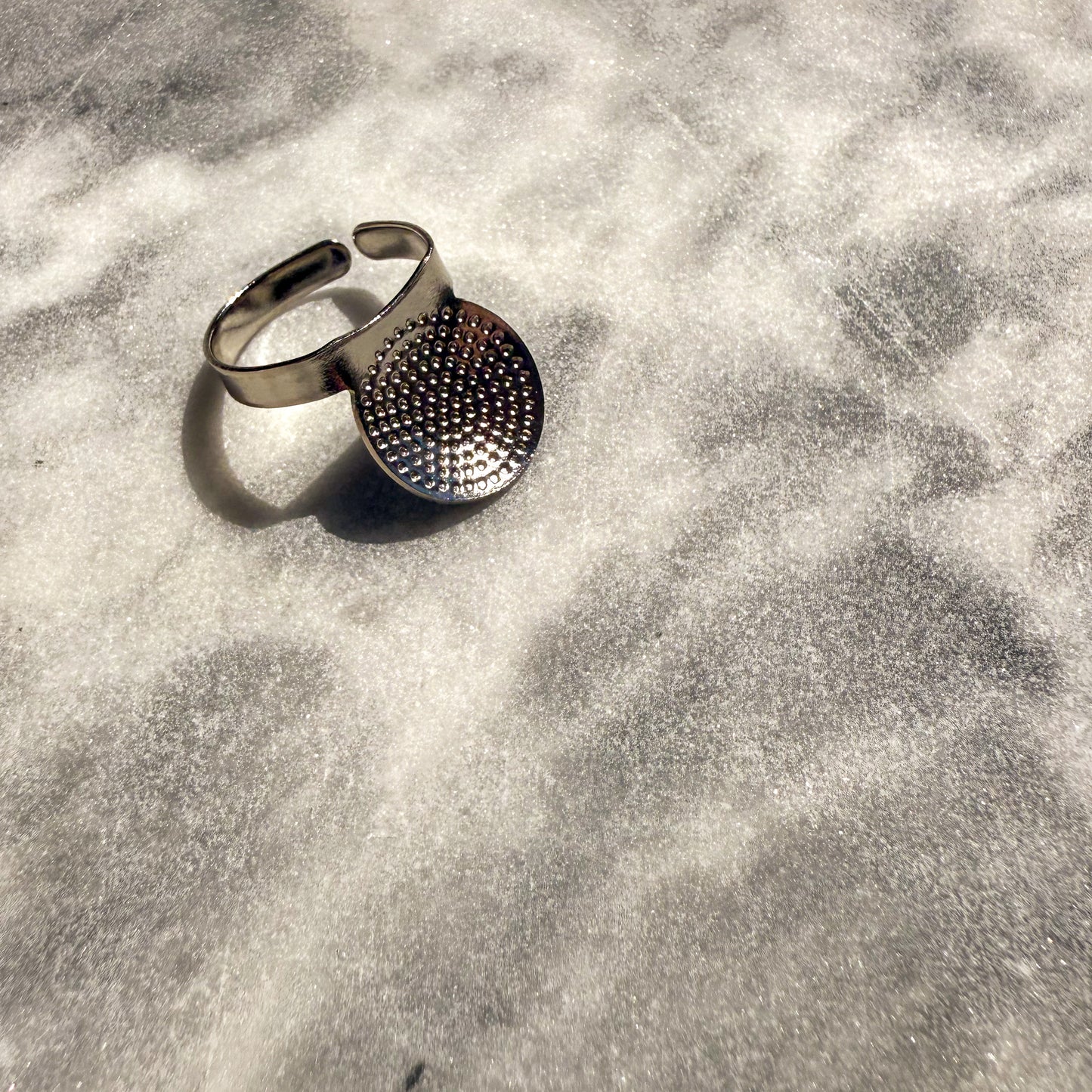 Adjustable Ring Thimble - Palm