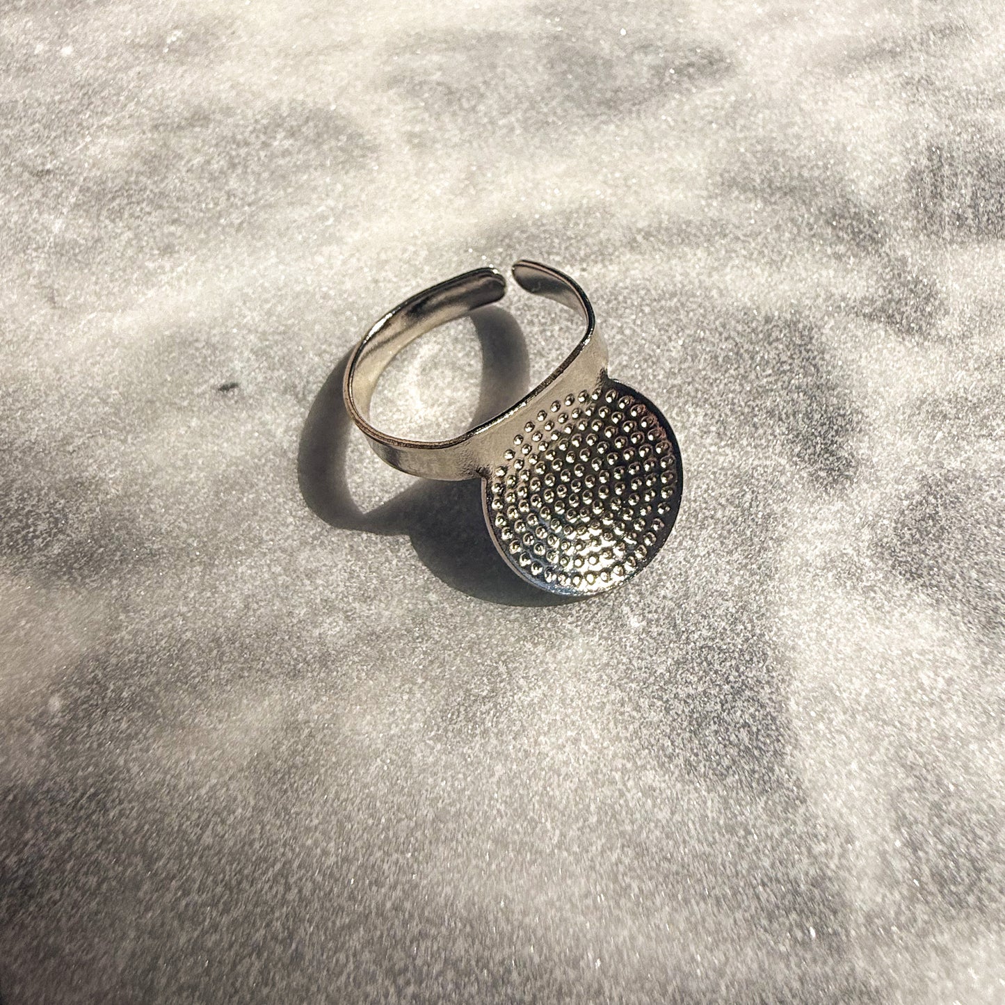 Adjustable Ring Thimble - Palm