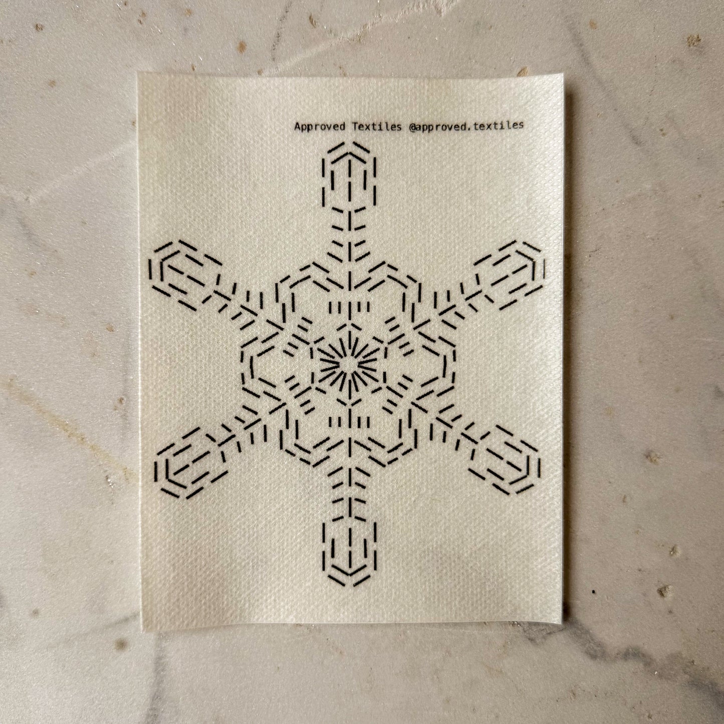 Snow Crystals: Visible Mending Transfers