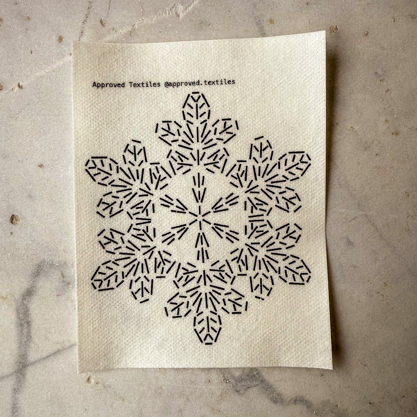 Snow Crystals: Visible Mending Transfers