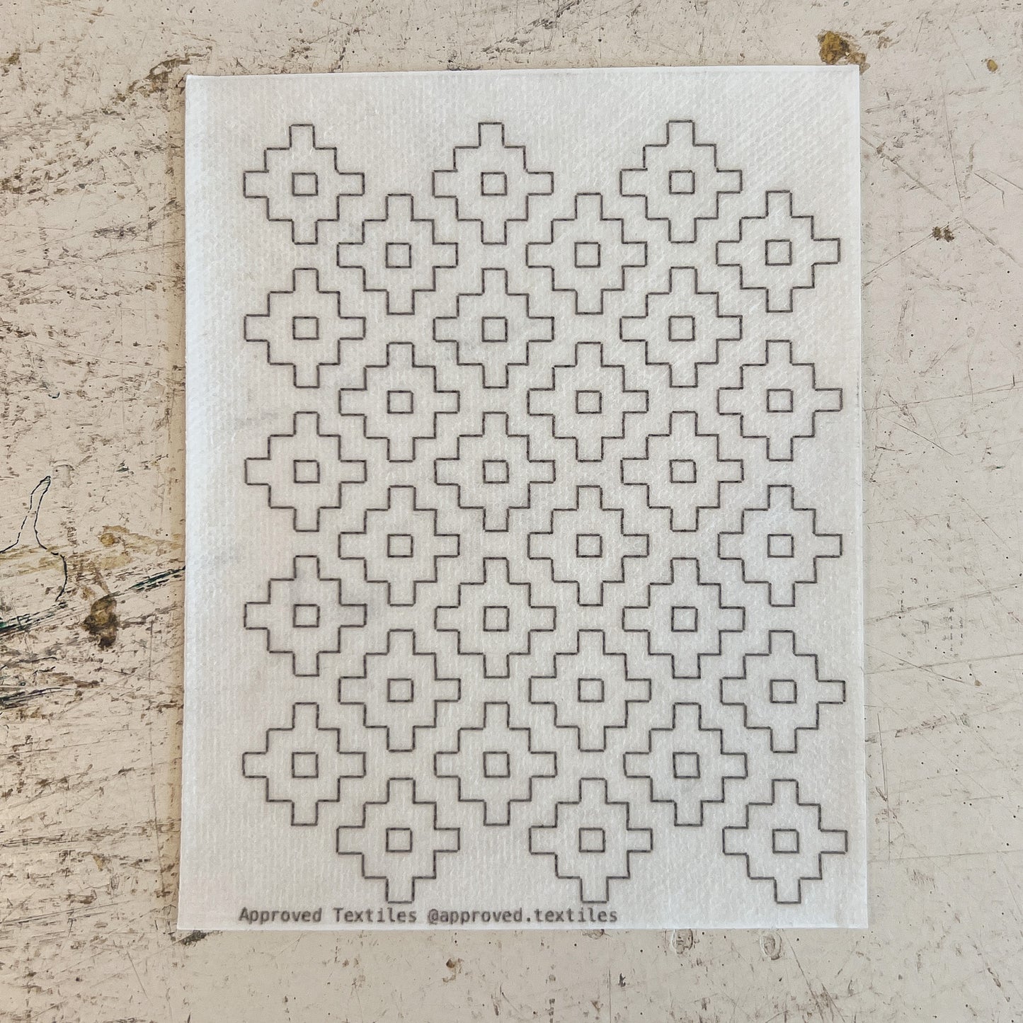 Persimmon Flower . Minimal Mending Series