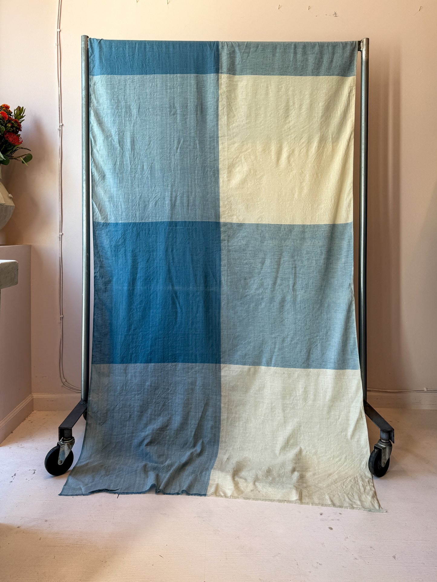 Indigo and Natural Blocks