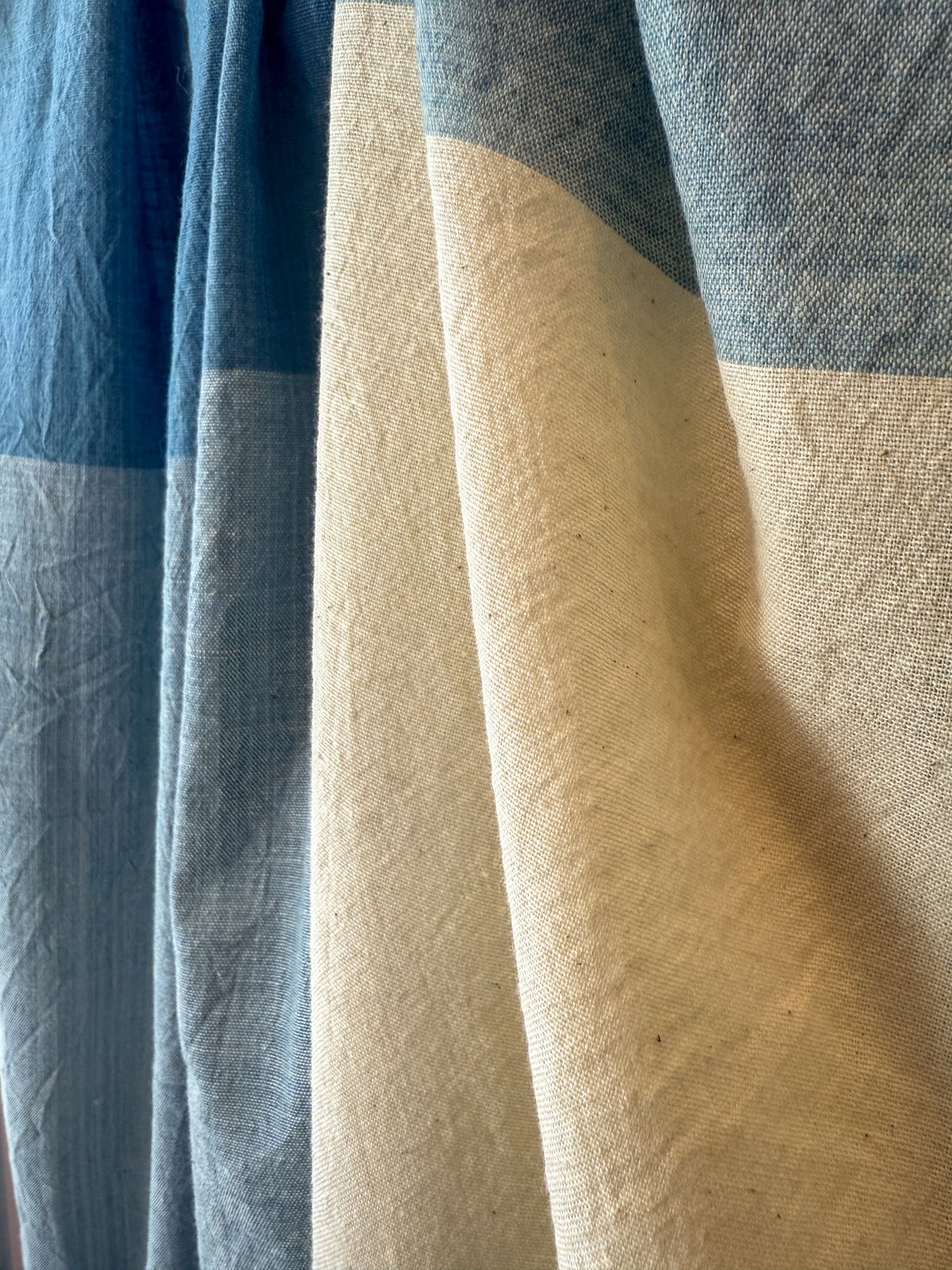 Indigo and Natural Blocks