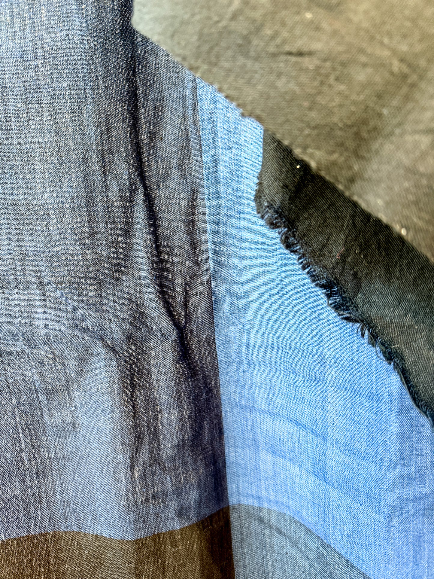 Black and Indigo Blocks