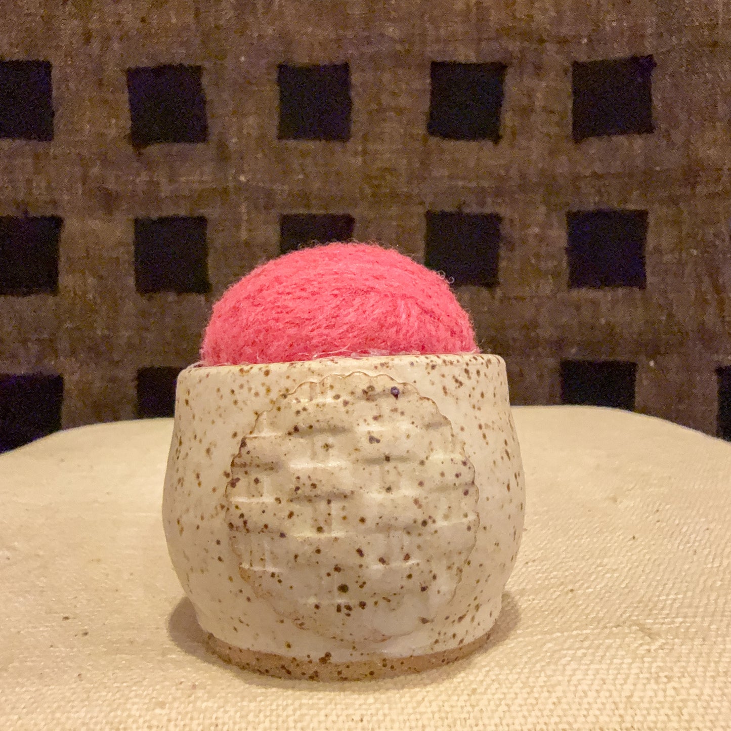 Handmade Ceramic Pin Cushion – One of a Kind