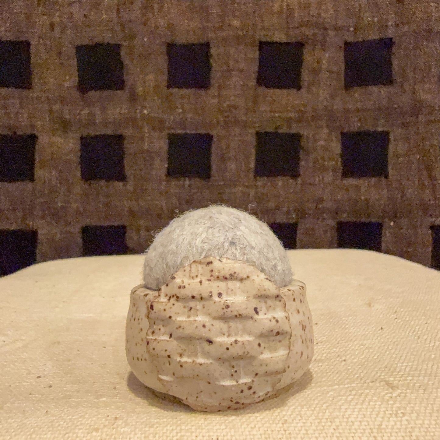 Handmade Ceramic Pin Cushion – One of a Kind