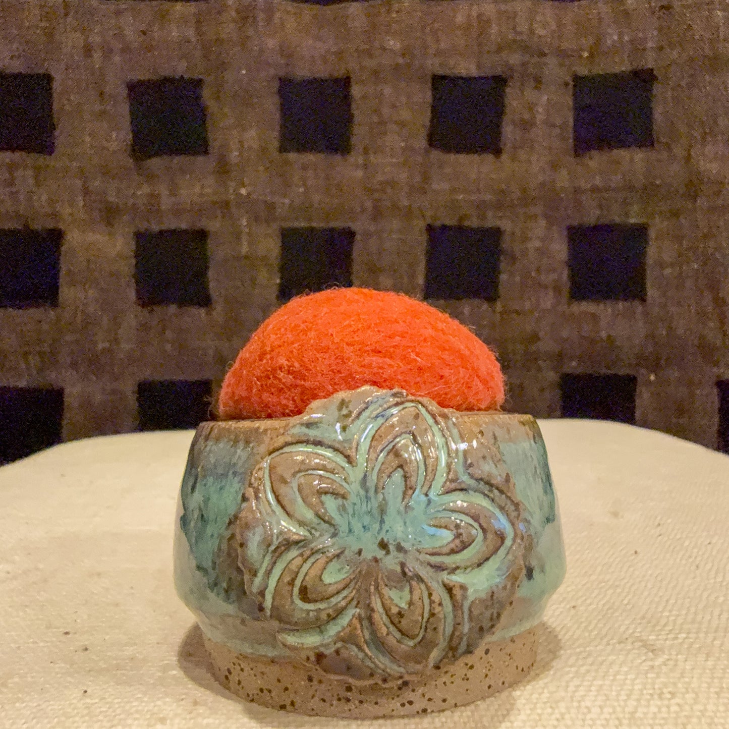 Handmade Ceramic Pin Cushion – One of a Kind