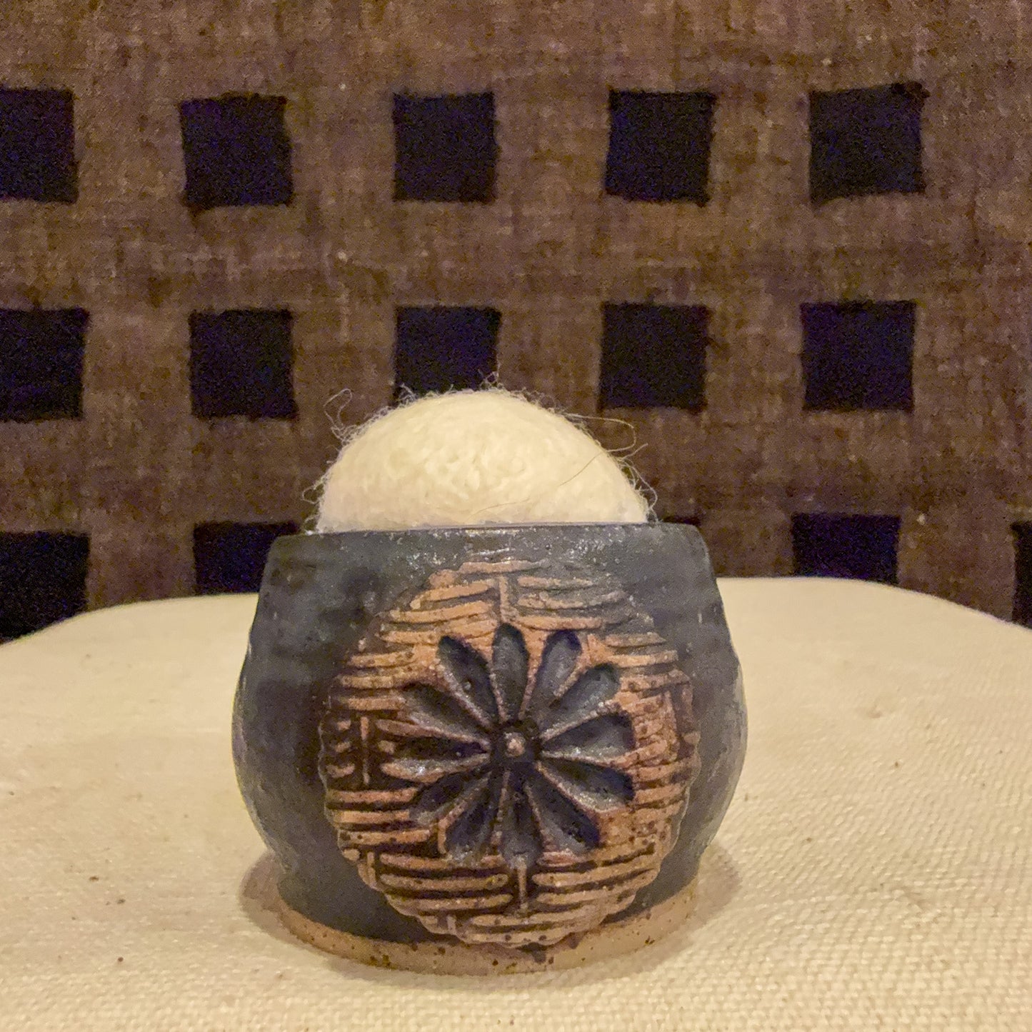 Handmade Ceramic Pin Cushion – One of a Kind
