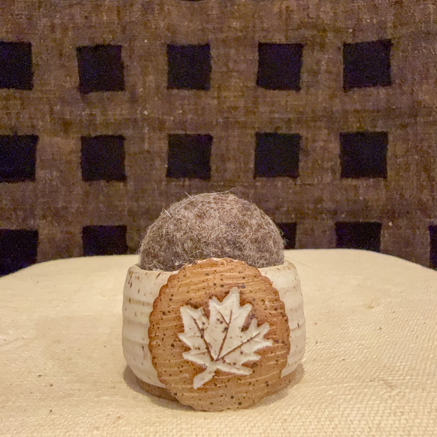 Handmade Ceramic Pin Cushion – One of a Kind