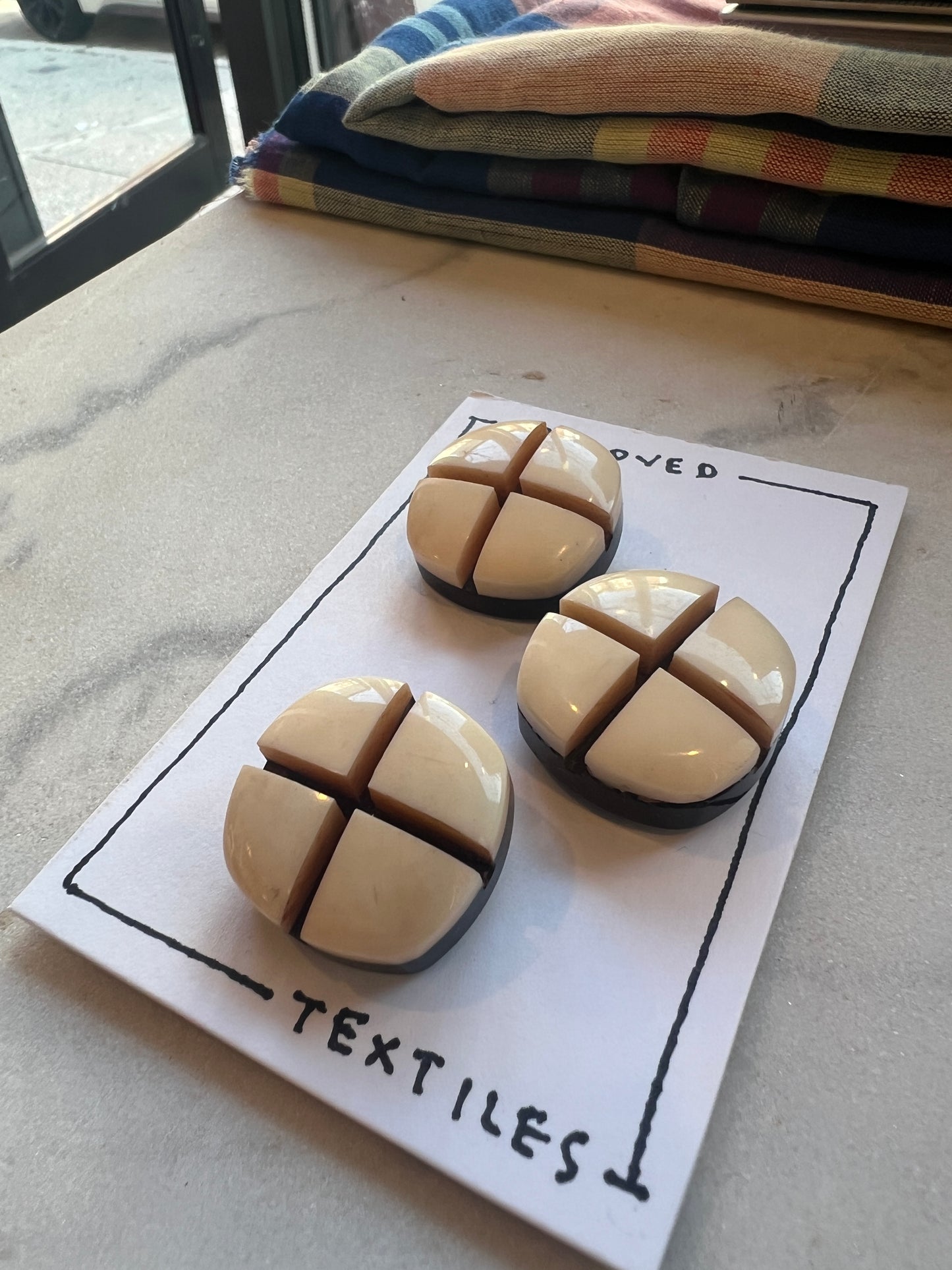 Bakelite Toggle Buttons