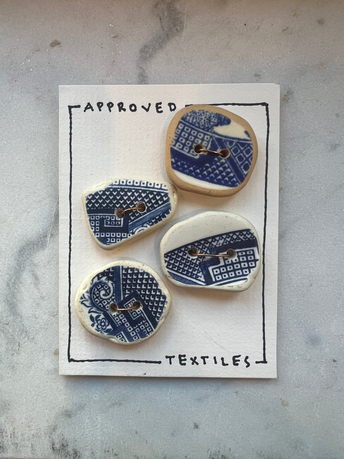 Upcycled Ceramic Buttons