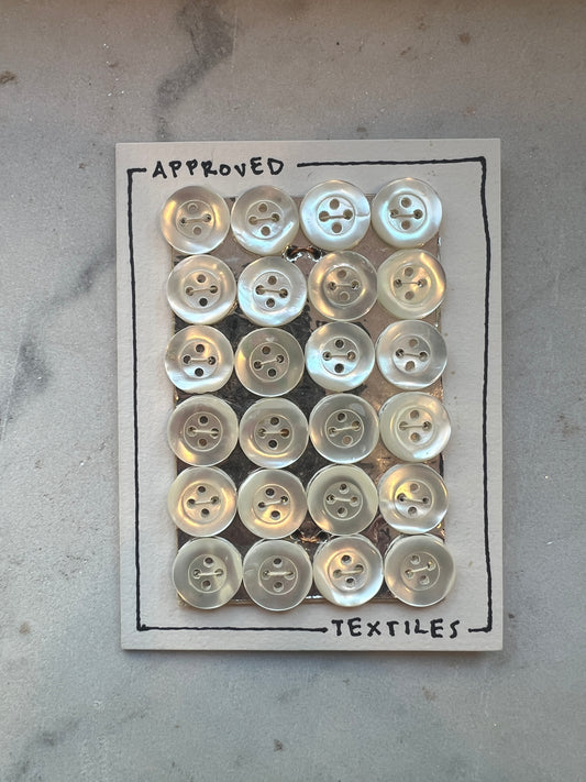 14mm Mother of Pearl Button Set