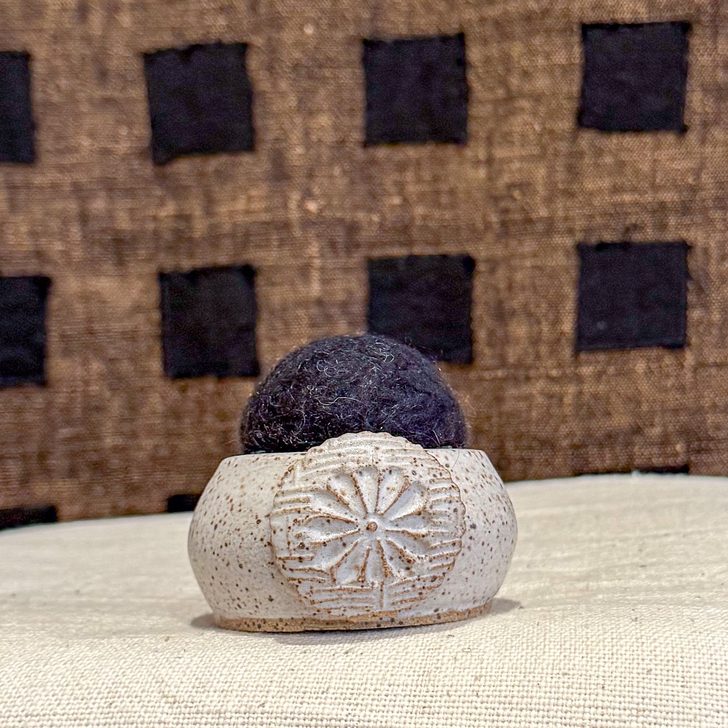 Handmade Ceramic Pin Cushion – One of a Kind
