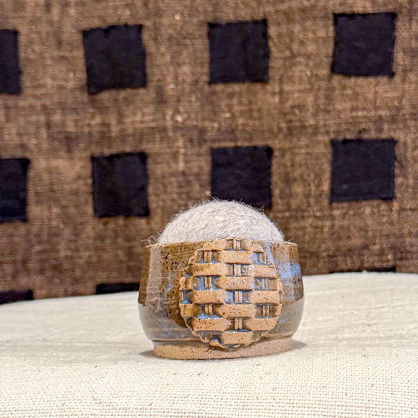 Handmade Ceramic Pin Cushion – One of a Kind