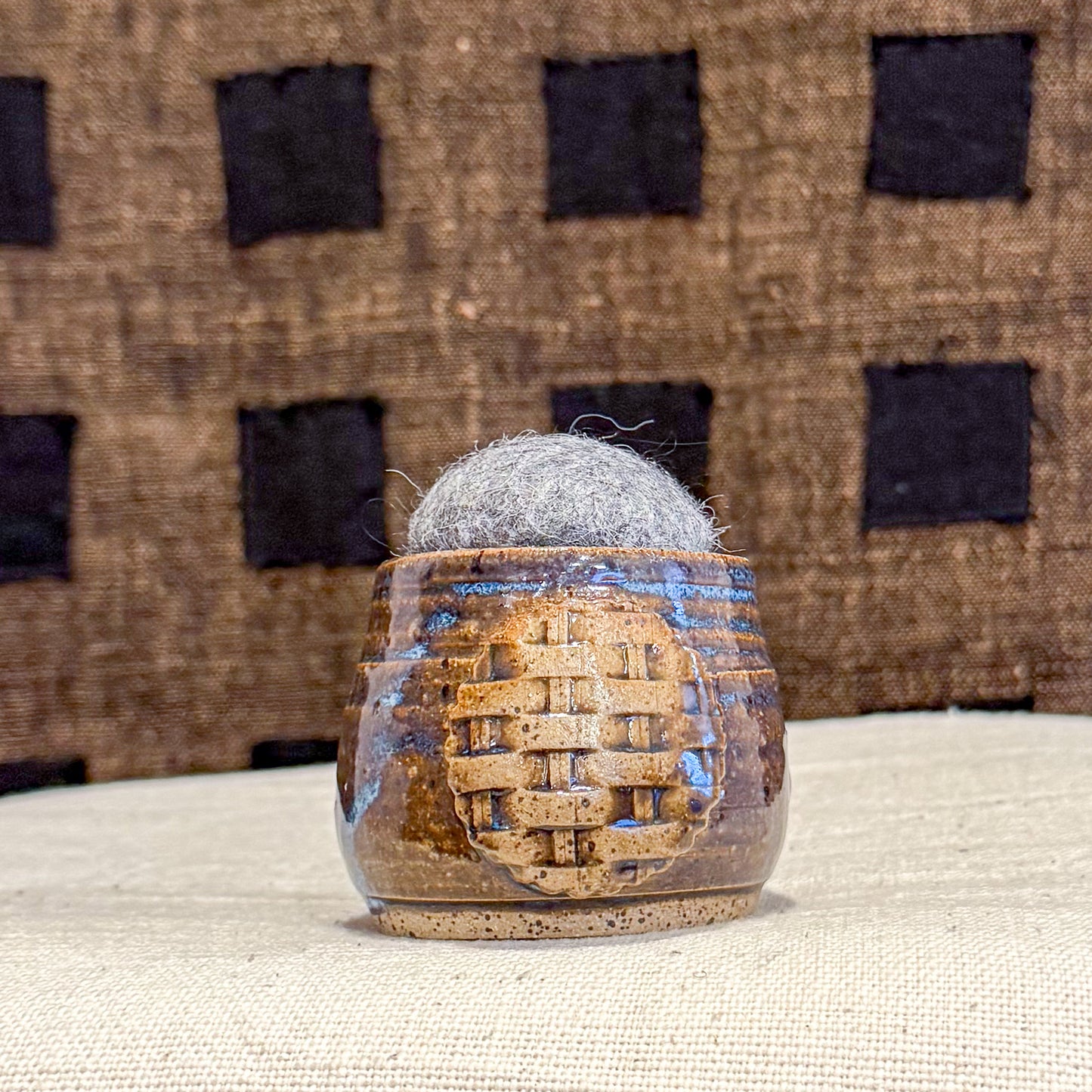 Handmade Ceramic Pin Cushion – One of a Kind