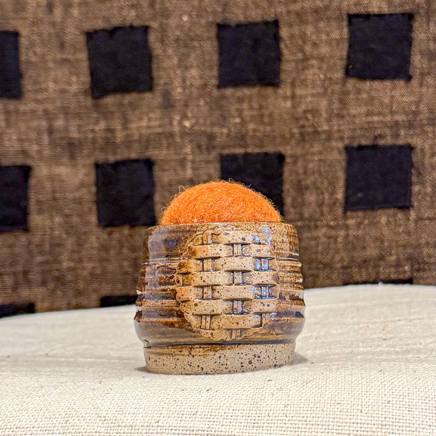Handmade Ceramic Pin Cushion – One of a Kind