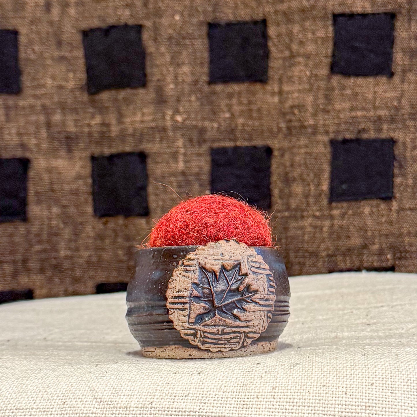 Handmade Ceramic Pin Cushion – One of a Kind