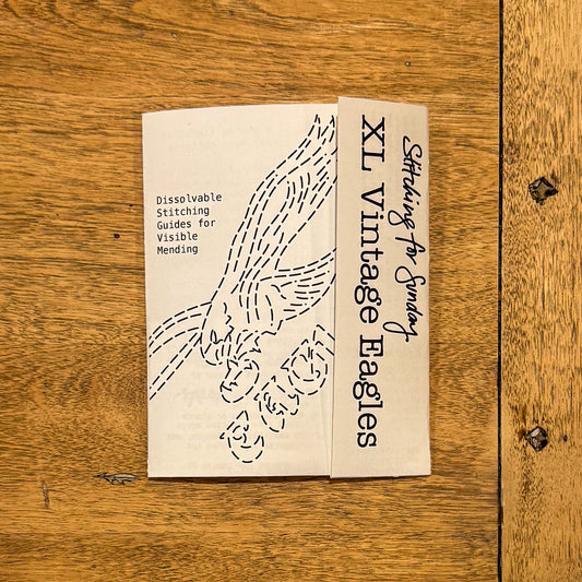 XL Vintage Eagles . Mending Transfers