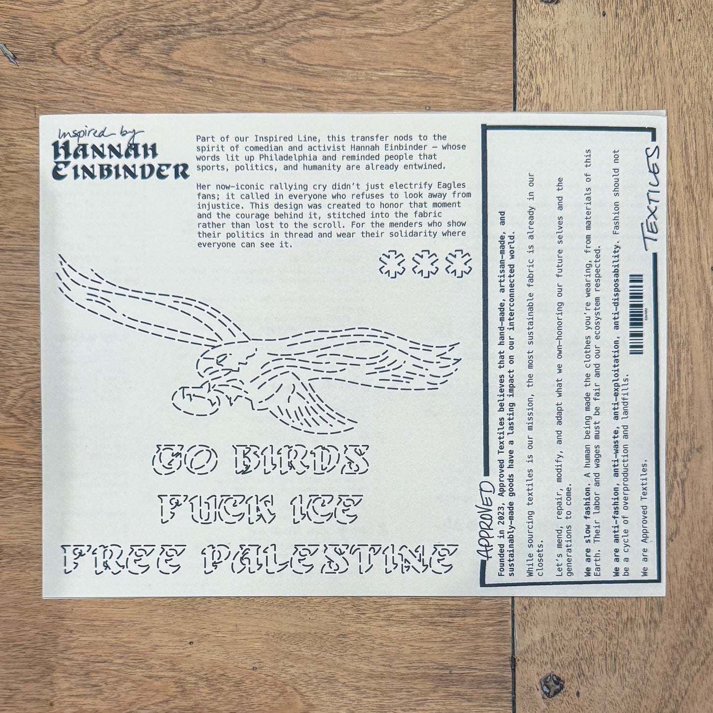 Hannah Einbinder: Visible Mending Transfers