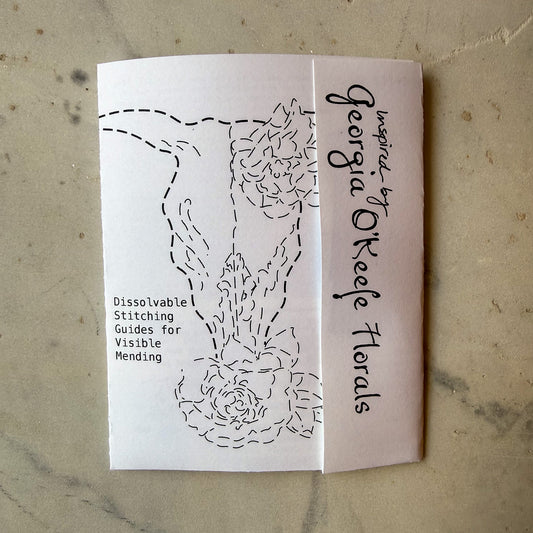 Georgia O'Keefe's Florals: Visible Mending Transfers