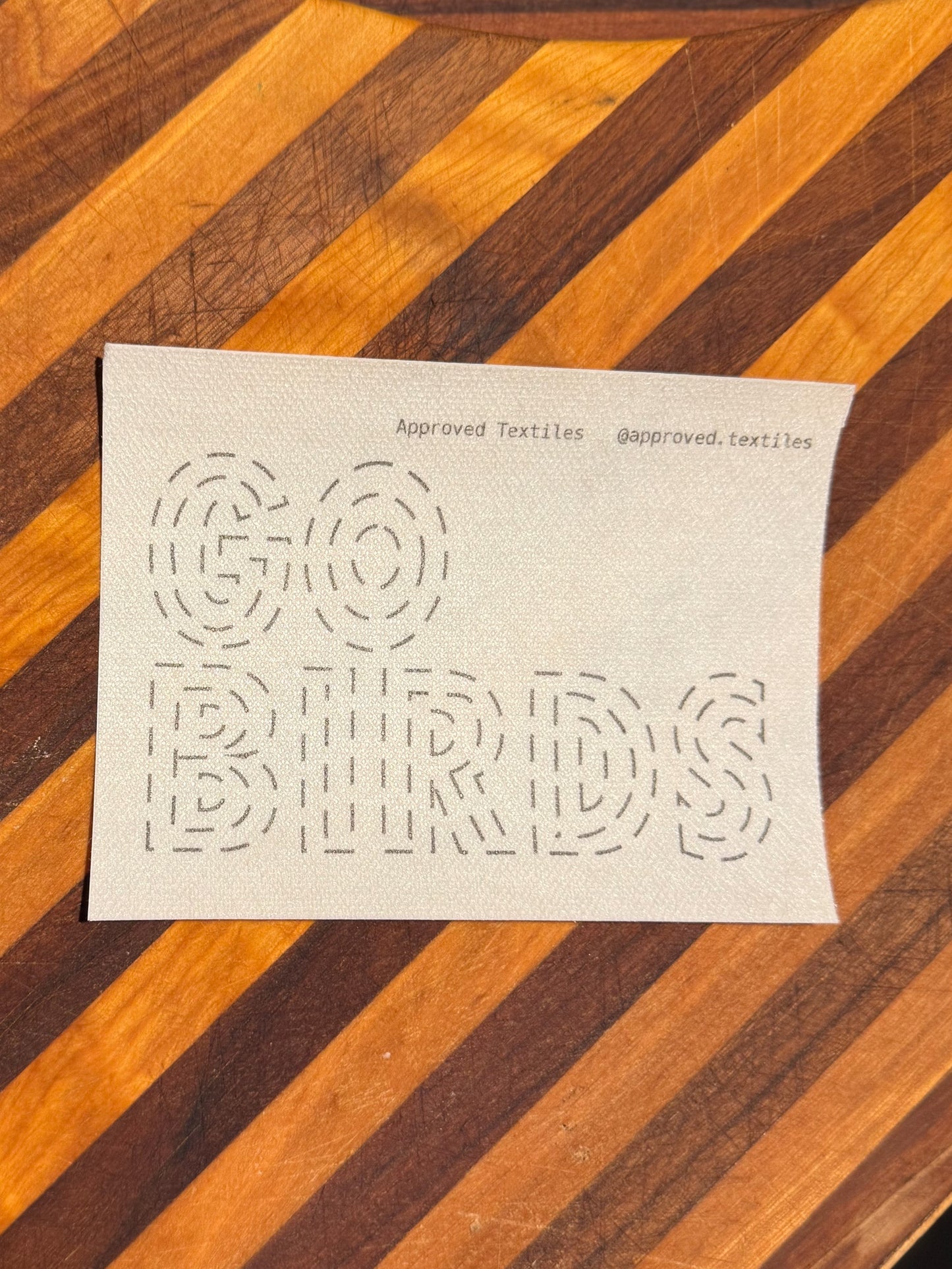 Stitching for Sunday: Philadelphia Football Visible Mending and Alterations