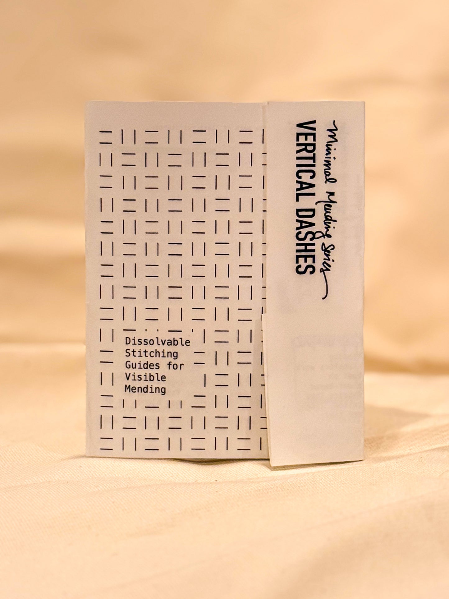 Vertical Dashes . Minimal Mending Series