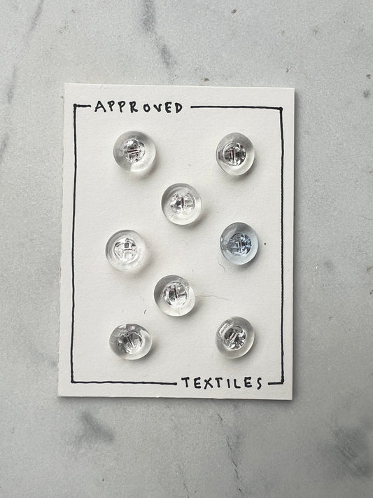 glass dome buttons