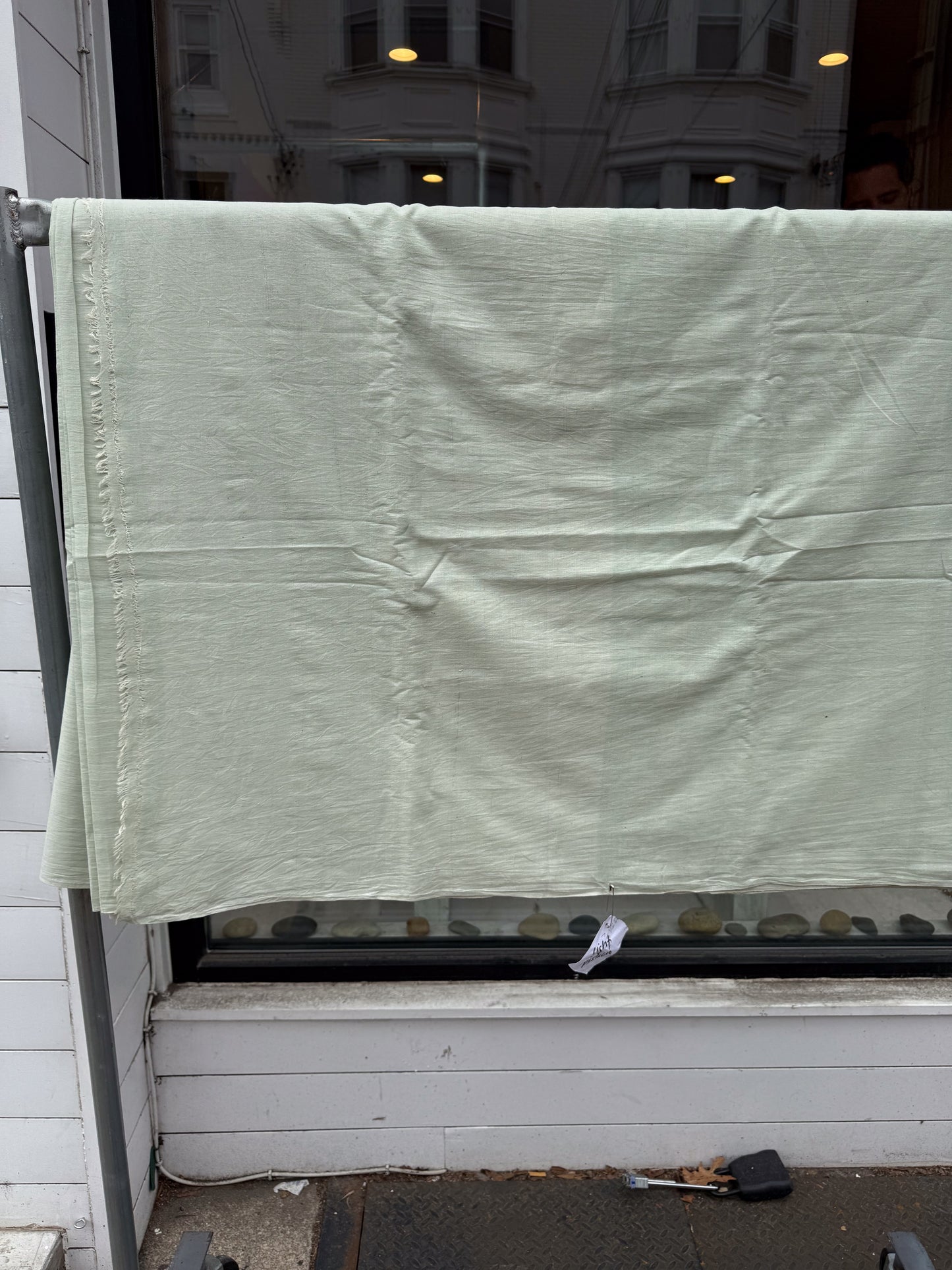 Bay Leaf - Handloom woven, cotton fabric