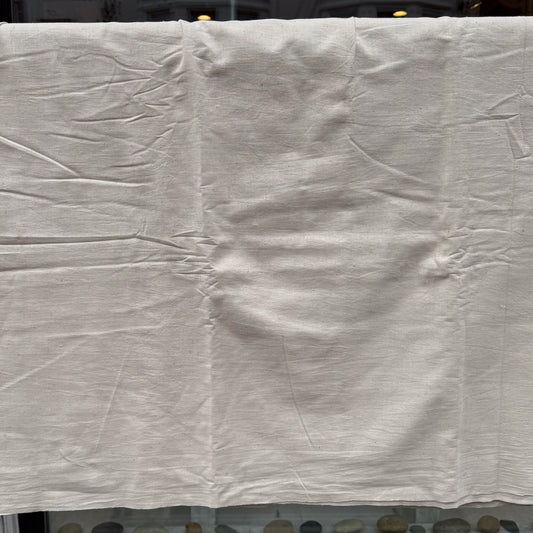 Kala Cotton Handwoven Fabric – Off-White