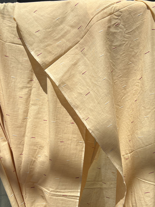 gold khesh buti cotton