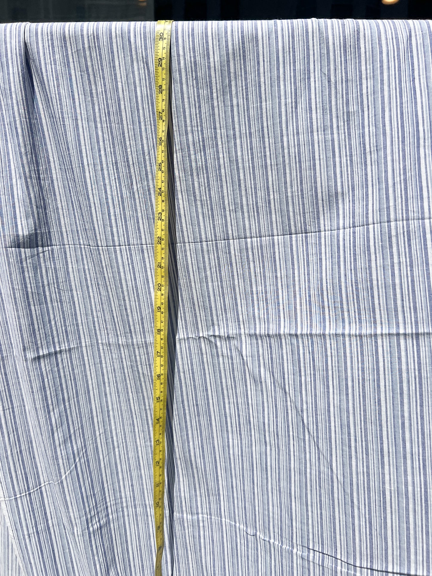 blue cirrus stripe cotton