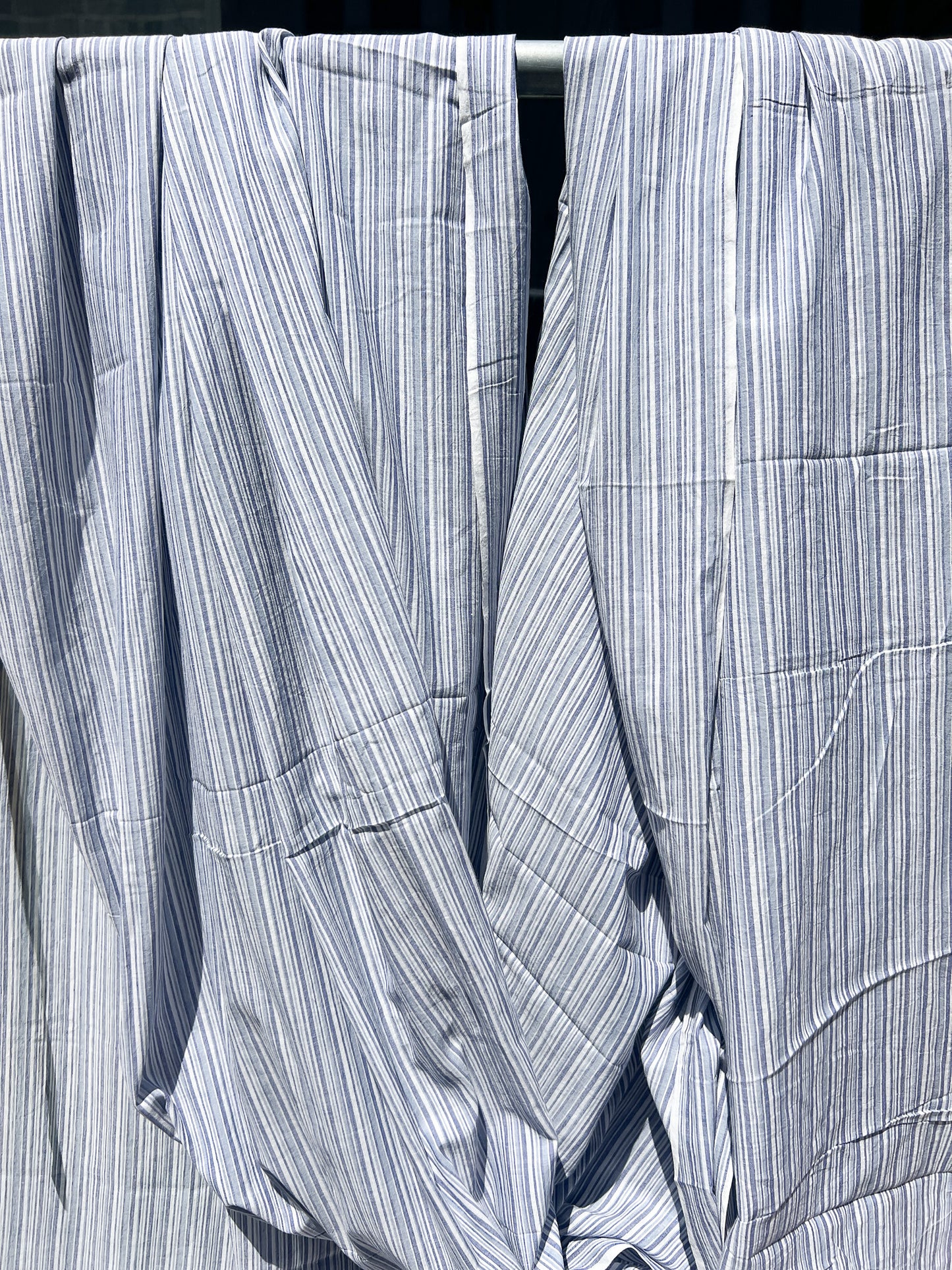 blue cirrus stripe cotton