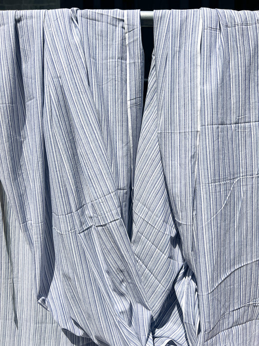 blue cirrus stripe cotton