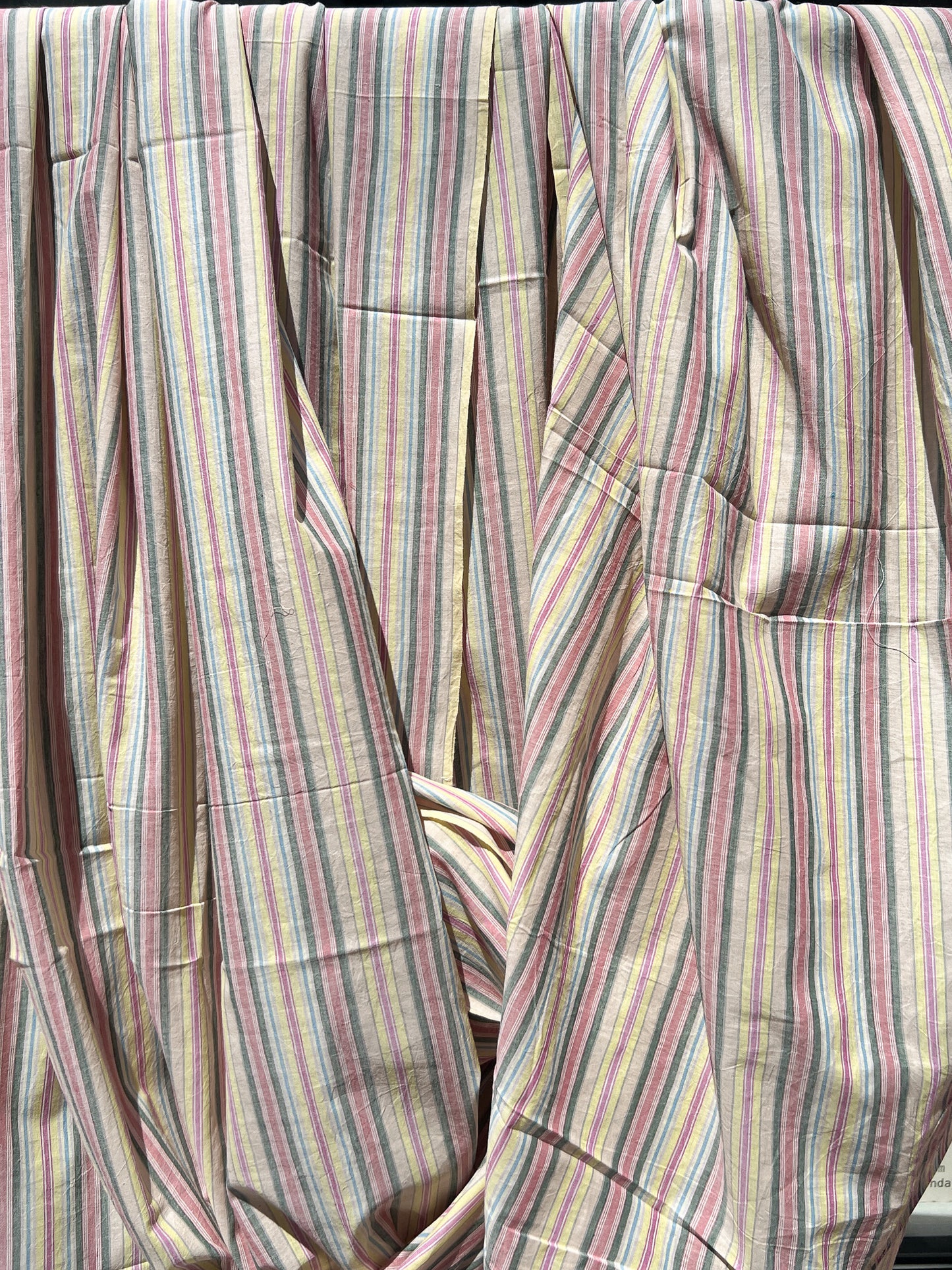 pastel parlour stripe cotton