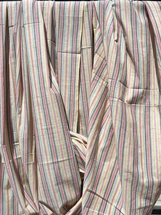 pastel parlour stripe cotton