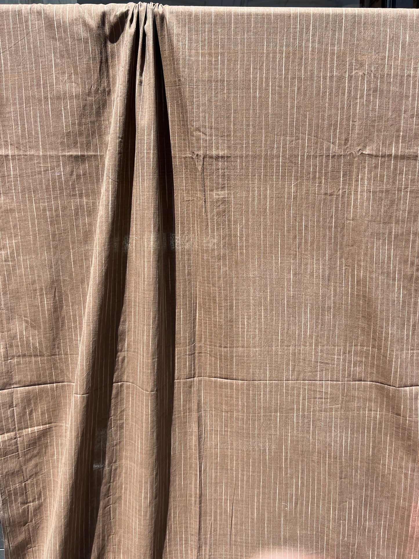 tie dye stripe taupe cotton