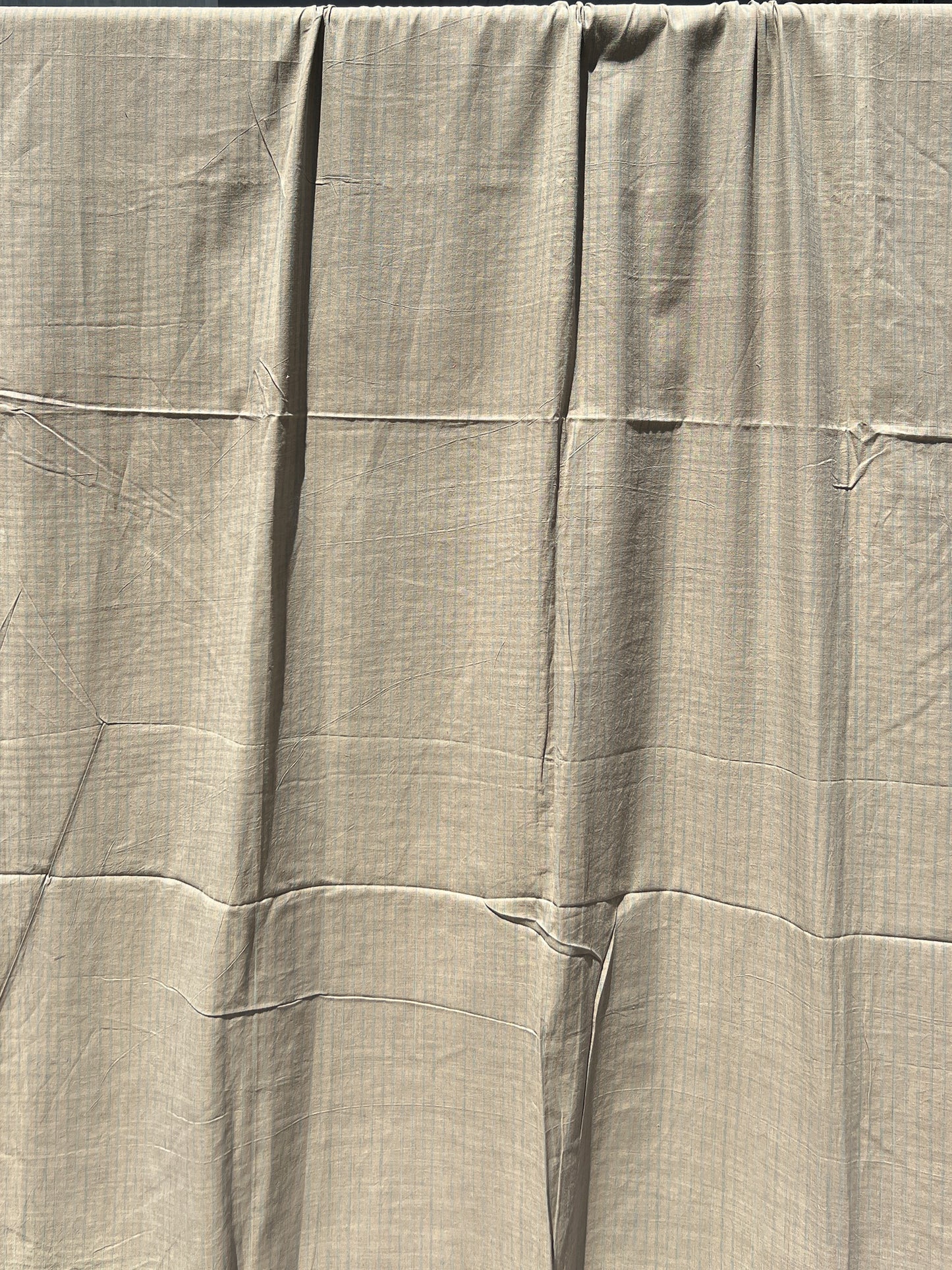 tie dye stripe tan cotton
