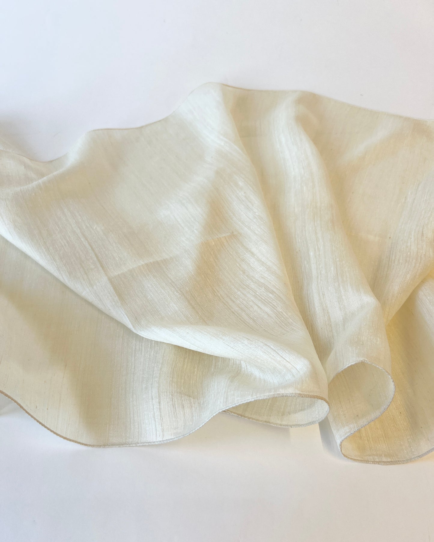 undyed matka silk scarf blank