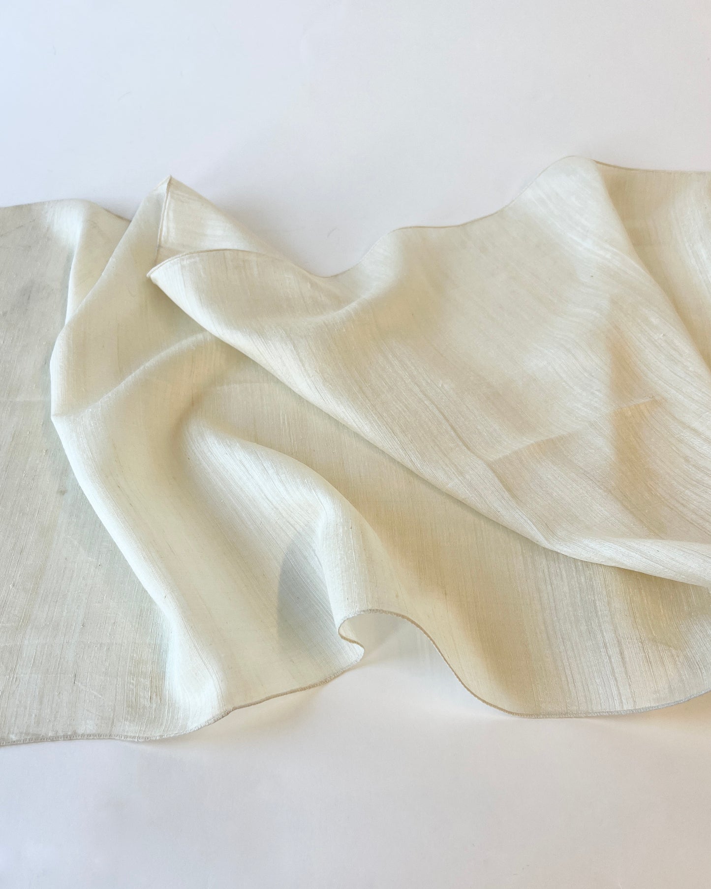 undyed matka silk scarf blank