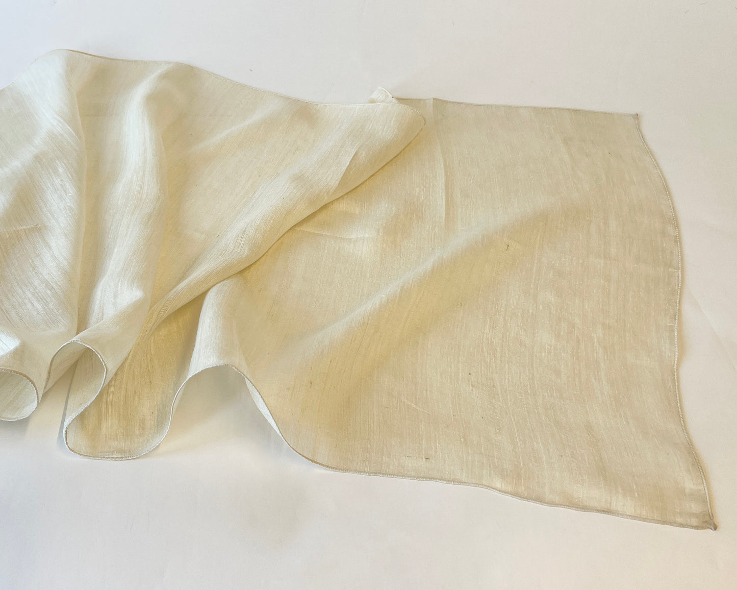 undyed matka silk scarf blank