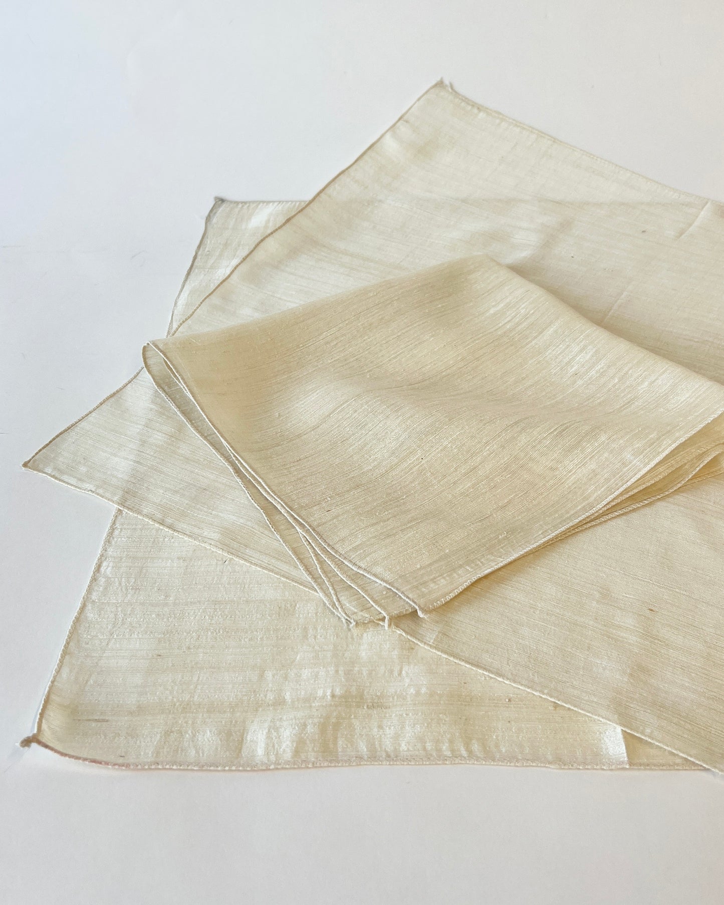 Undyed Matka Silk 22” x 22” ( 56 cm) Blank