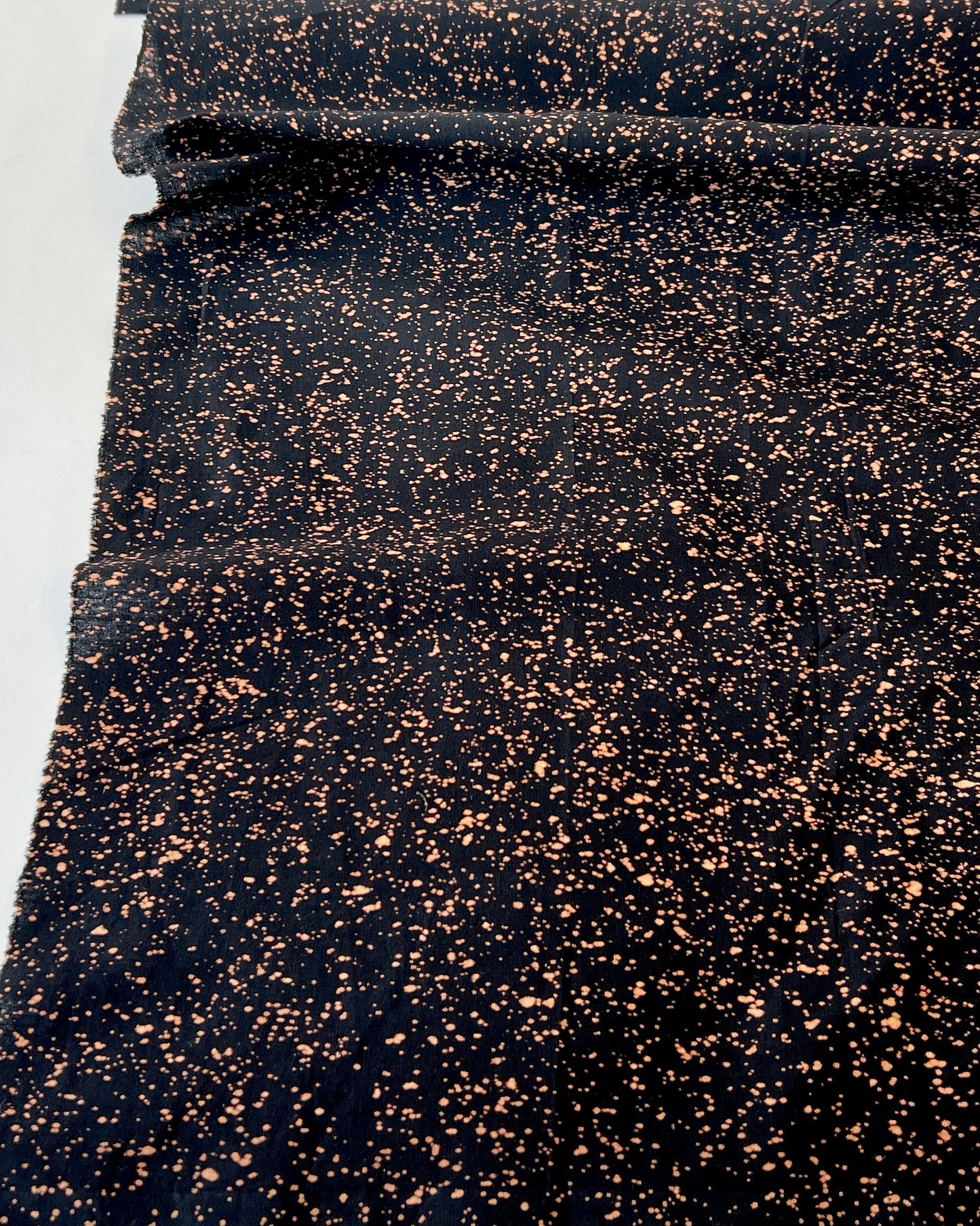 Black Slpatter Print Batiki