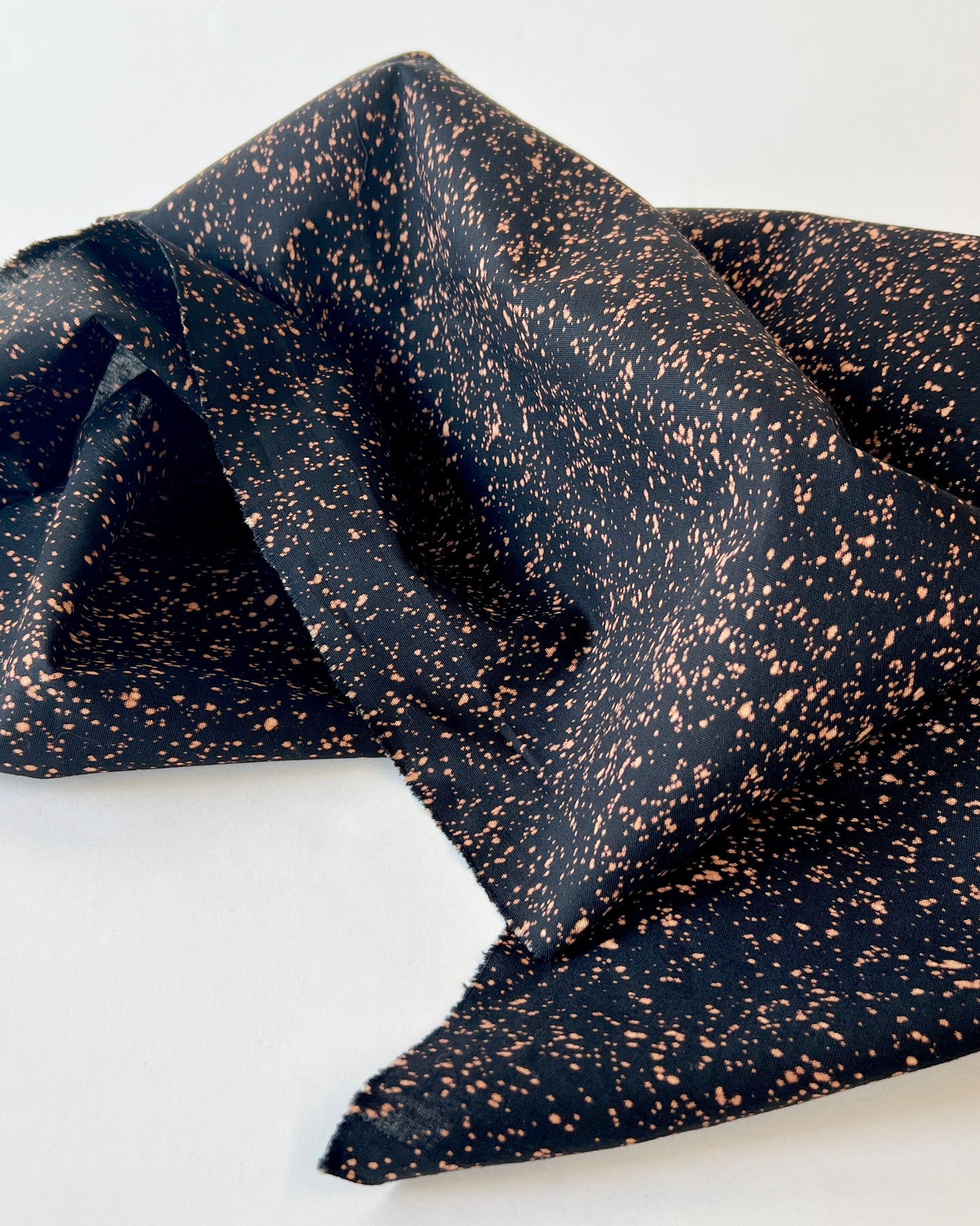 Black Slpatter Print Batiki