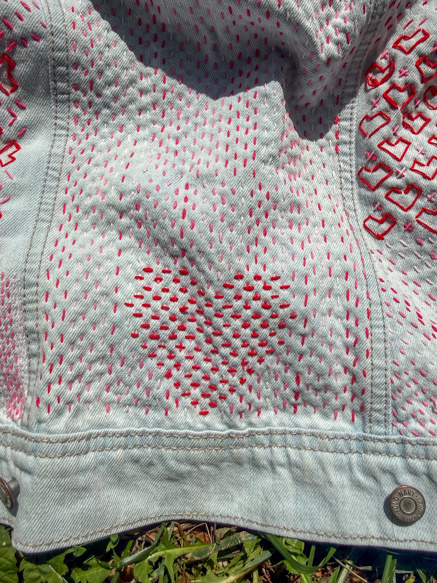 I Hope We Choose Love: Visible Mending Transfers