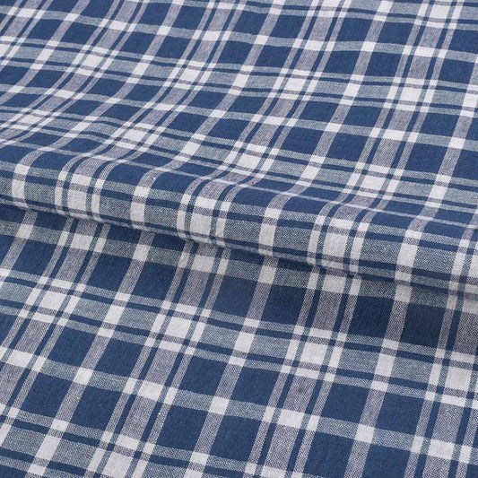 Evening Fog Check cotton