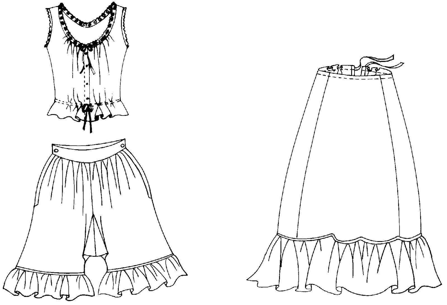 203 Edwardian Underthings - Sewing Pattern