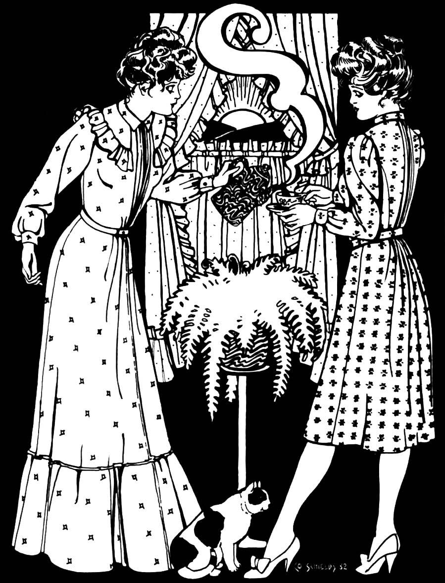 246 Calico Day Dress sewing pattern